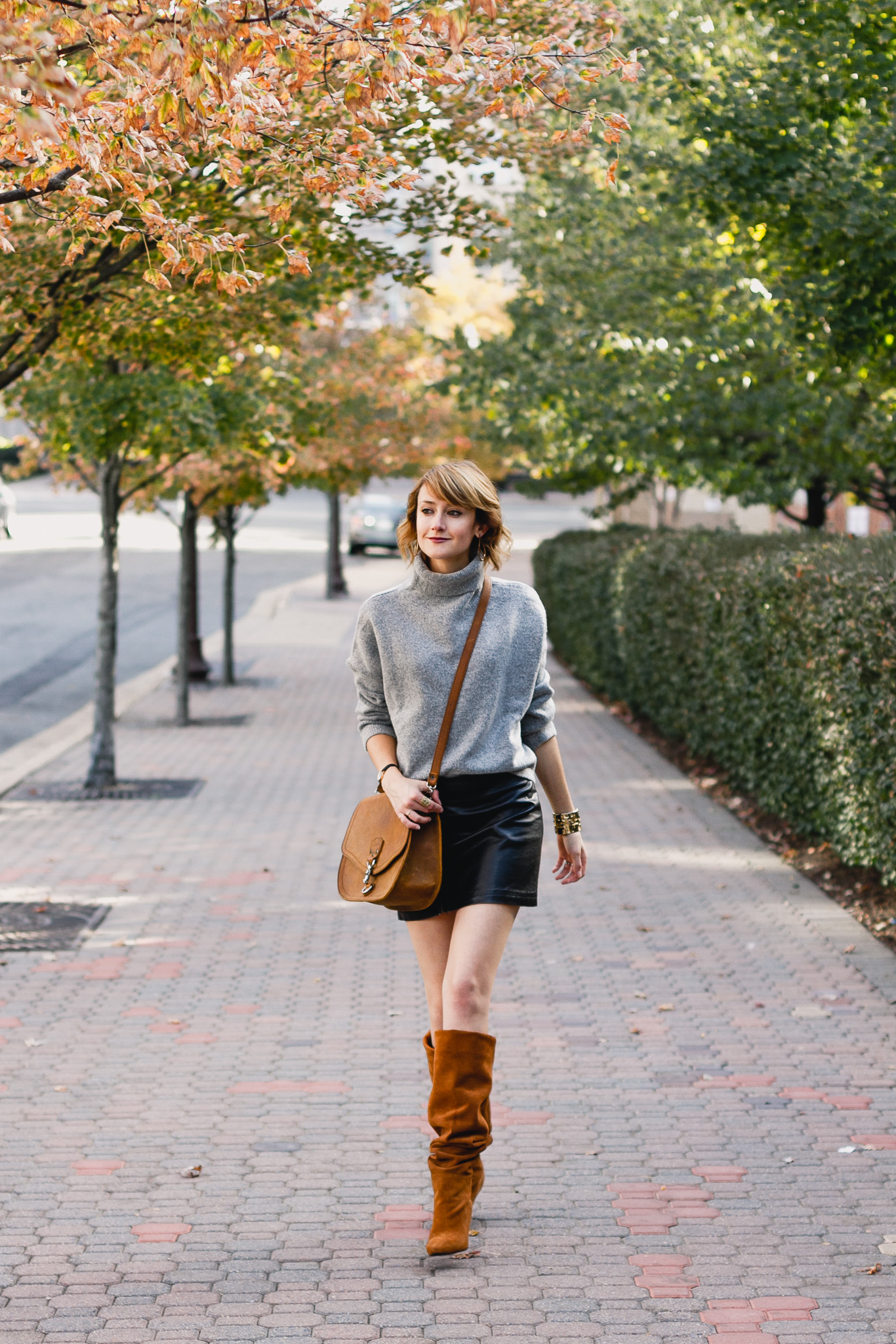 the perfect slouchy brown boot 
