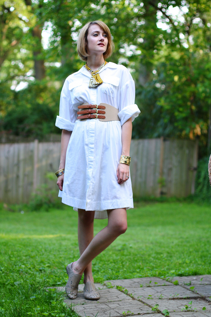 The white shirt dress - Steffy's Style