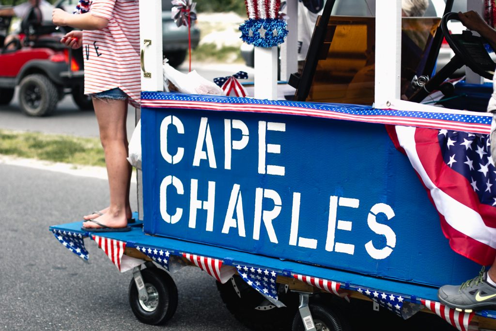 Fourth of July in Cape Charles, Virginia District of Chic